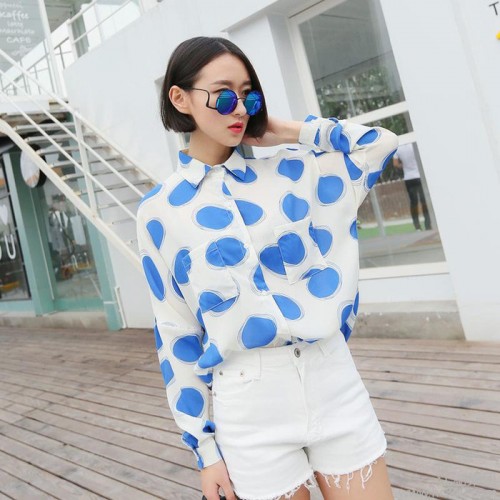 2015春裝新款 雪紡襯衫 **保障 女襯衫掌柜推薦