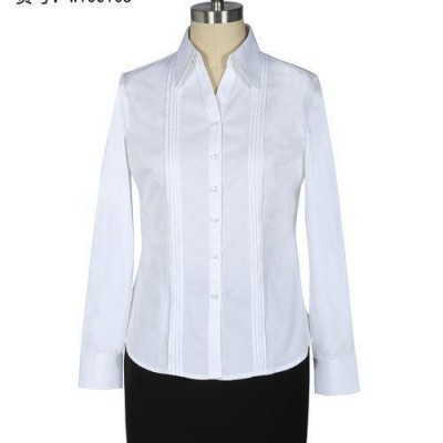 2015春季韓版襯衣白色襯衫女長袖 學生大碼女襯衫打底女士襯