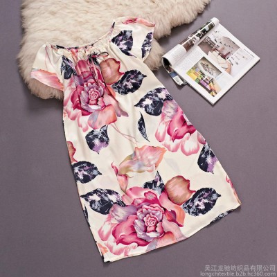 蠶麗人睡裙 蠶麗人品牌 真絲睡裙 桑蠶絲睡裙LC01