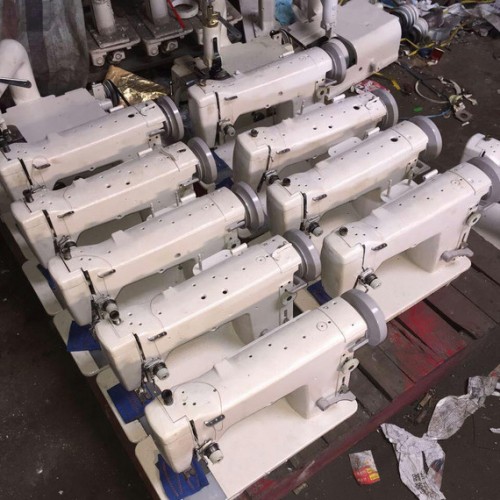 金輪牌DY人字車皮包皮革電動縫紉機