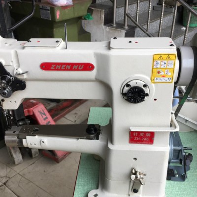 針虎牌電動長臂制鞋專用厚料皮革縫紉機廣東總代理ZH246小嘴