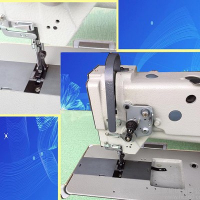 針虎牌三同步單針DU車 皮革厚料專用工業縫紉機 ZH4400