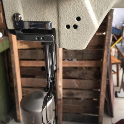 臺灣金輪牌高頭電動柱車單針工業皮具制鞋縫紉機厚料專用