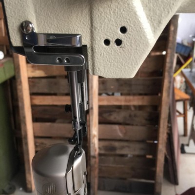 臺灣金輪牌高頭電動柱車單針工業皮具制鞋縫紉機厚料專用