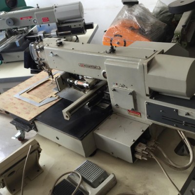 9成新名菱電腦花樣機電腦車全自動縫紉機2516G