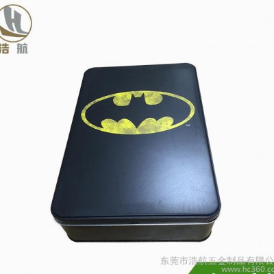 專業定制男裝睡衣鐵盒鐵罐包裝 定做印刷個性馬口鐵包裝盒 方形