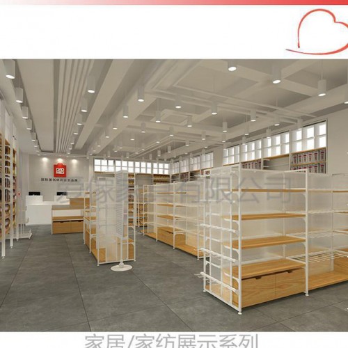 佛山愛傢服裝展示架 睡衣家居服陳列架 紡織品展示柜 零售店展