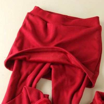 2015冬款 高彈力顯瘦不倒絨加絨加厚包臀假兩件女打底褲裙褲