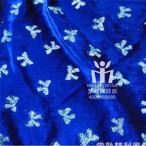 直銷秋冬睡衣面料 緯編滌氨加厚密絲絨/金絲絨面料 現貨