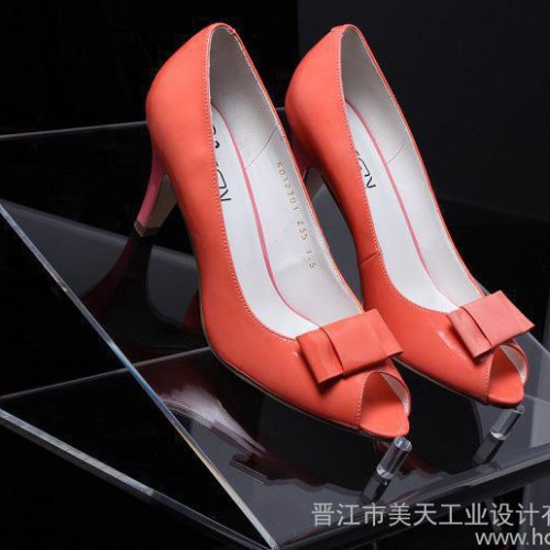 透明 亞克力鞋子展示架襯衫陳列用具品牌鞋店展示用道具