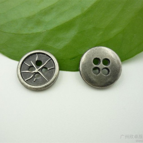 金屬細邊四眼扣 休閑襯衫牛仔百搭款式鈕扣