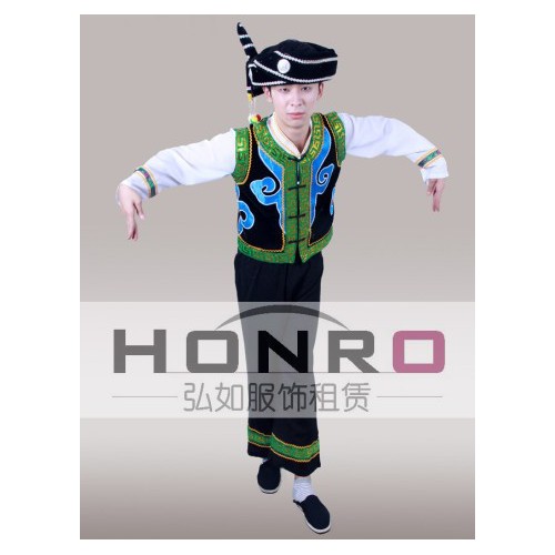 供應(yīng)弘如上海表演民族服裝出租 楊浦區(qū)彝族舞蹈服租賃 傣族服出售