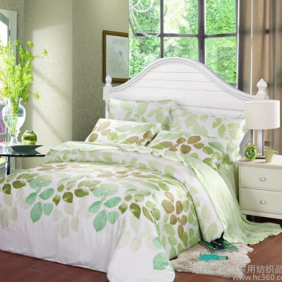 菲瑟家紡雙面天絲四件套 40s100%天絲活性印花婚慶床品 **