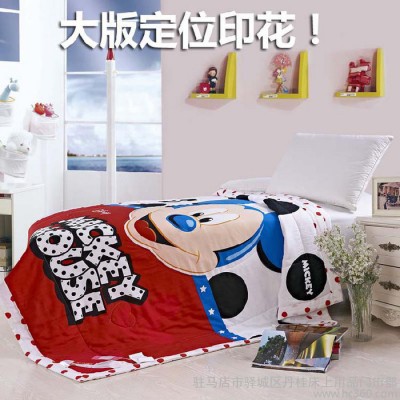 蘇香綢夏涼被舒香綢天絲莫代爾空調被兒童大版卡通床品單雙人被子                蘇香綢柔軟舒適度和垂