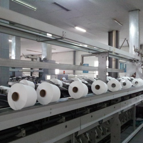 針織機織滌綸短纖 32支紗線加氨綸 化纖 滌綸紗