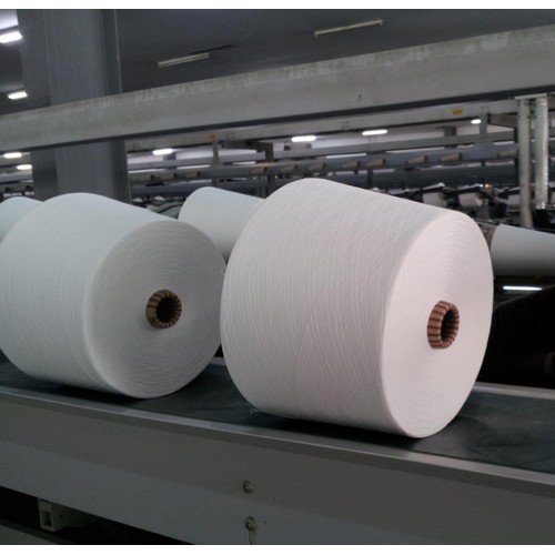 滌綸短纖 40支紗線雙股T40支針織機織 滌綸紗