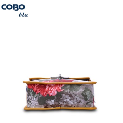 COBO BLU/羚羊專柜** 時尚滌綸印花女士斜挎包小方包