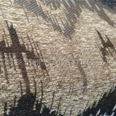 承接簡歐風格訂單人棉粘膠滌綸沙發布藝地毯面料