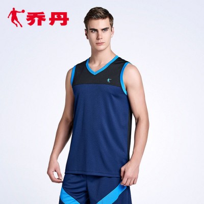 喬丹男子運(yùn)動(dòng)服17夏季新款針織籃球套時(shí)尚兩件套背心訓(xùn)練籃球隊(duì)服