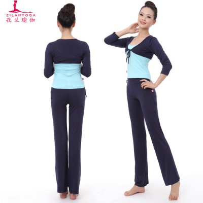 批發(fā)孜蘭瑜伽服定做 運(yùn)動(dòng)服 休閑健身服 女士瑜伽服 健身服  瑜珈服CP27
