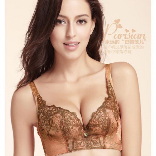 金絲炫彩 夢巴蒂同款 薄模杯 收副乳聚攏調整型文胸一件代發