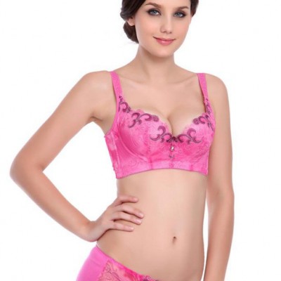 都市麗人文胸套裝聚攏炫彩女王性感魔力挺少女內衣套裝批發