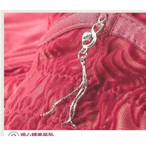 2014美容院品牌店高端植絨調整型波波超聚攏顯V文胸廠家批發