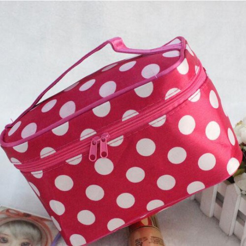 直銷新款韓版色丁多功能包手提化妝包外貿洗漱收納四方包定制