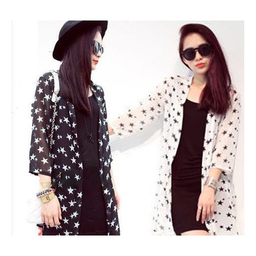 防嗮衣女超薄外套防嗮衫大碼中長款開衫防曬服透明雪紡衫女夏