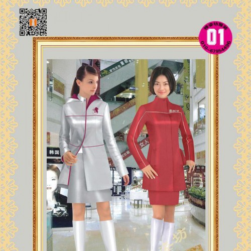 專業定制促銷服 商場促銷服 員工促銷服 職業促銷服 工作服定做 促銷服，T恤衫路演活動服飾卡通服飾