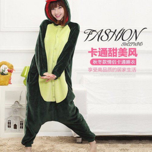 錦利萊 (JLL)-2017006BCD-20 家居服 批發(fā)廠家如廁版法蘭絨恐龍貓動物連體睡衣卡通長袖秋冬季珊瑚常熟