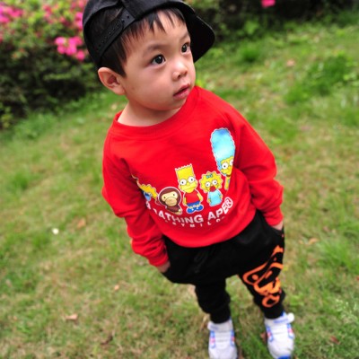 童裝 2015韓版春秋卡通兒童男童女童純棉衛衣上衣衣服男孩子