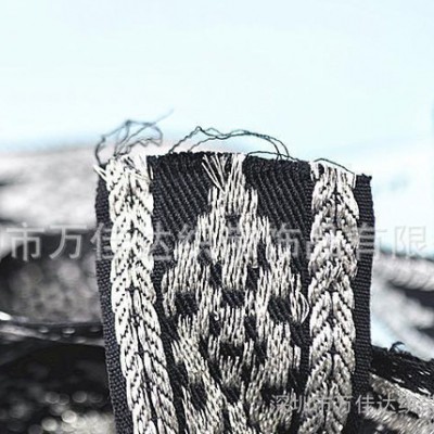 銀線提花織帶、銀色提花帶、銀蔥提花帶