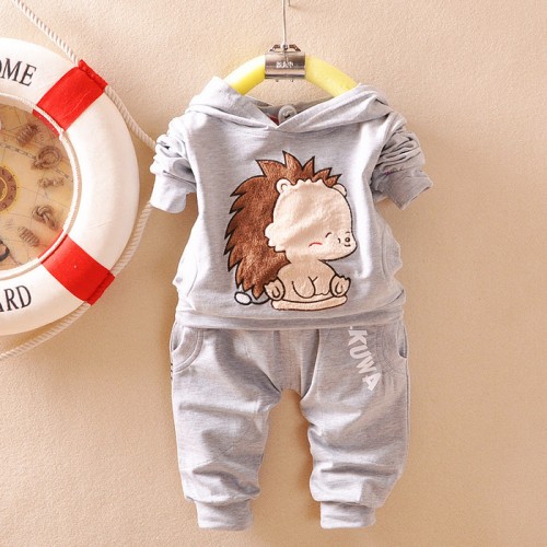 童裝春秋裝 2014韓版卡通兒童男童套裝休閑運動衛衣套裝衣服