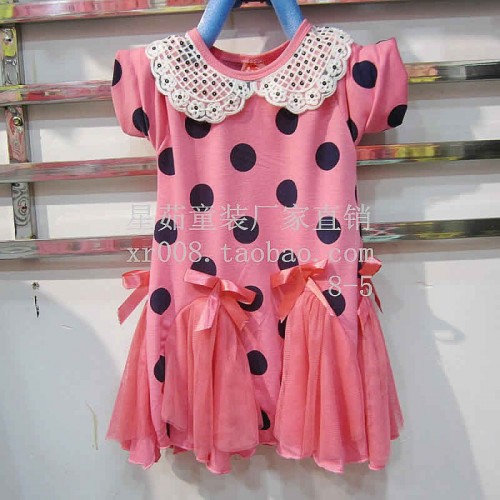 供應(yīng)星茹童裝星茹童裝童裝批發(fā)歐美學(xué)生衣服批發(fā)2013秋女童裝休閑棉質(zhì)薄長(zhǎng)袖連衣裙