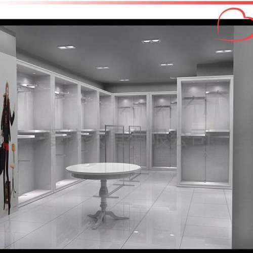 佛山愛傢定制童裝展柜展示柜 烤漆童裝貨柜展柜 木質(zhì)童裝展柜