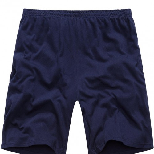 夏季男式休閑褲短褲青年大碼運動褲男七分寬松純棉褲子工廠直銷