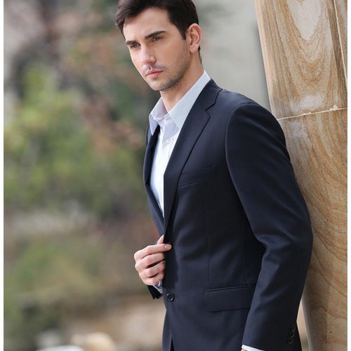 男士西服套裝 西裝男修身韓版結婚伴郎商務男裝 職業正裝定制