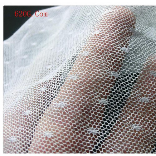 蕾絲面料 提花點點蕾絲面料