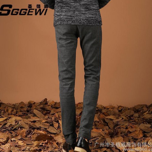 圣格威 清倉男裝韓版男式休閑褲長褲 磨毛休閑褲男褲品牌特價褲子