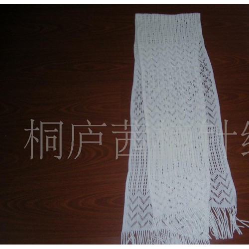 **秋冬新款新工藝大提花經(jīng)編圍巾（圖）桐廬針織廠家