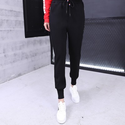 2017秋季新款小腳運動褲女高彈力長褲子韓版寬松衛褲休閑哈倫褲潮