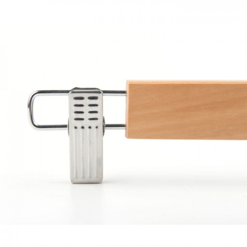 佰優福 實木女裝兒童褲架褲夾服裝店褲子衣架櫸木防滑褲掛