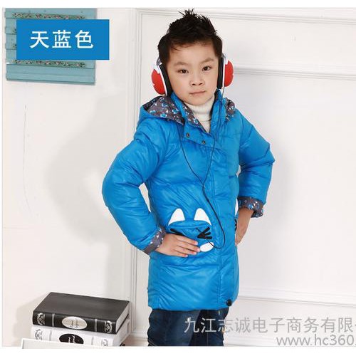 供應**2014年**童裝連帽羽絨服