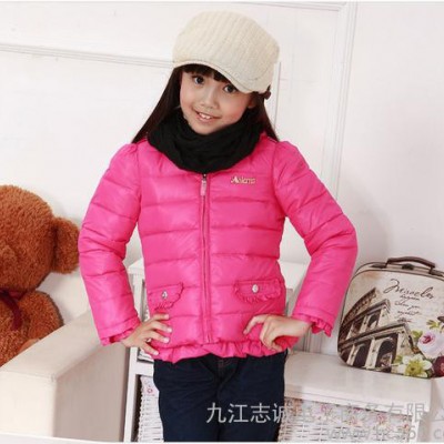 供應**2014年冬季**康羽童裝脫卸帽羽絨服