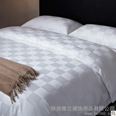 供應酒店四件套 床上用品全棉貢緞提花 高支高密面料 提花工藝 柔軟