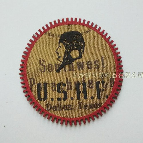 異形織嘜章  胸章徽章 袖章 臂章 褲子修補丁布貼外貿出口織