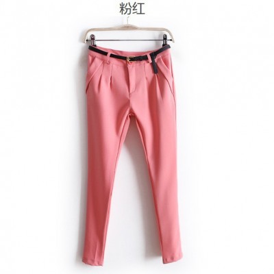 2013春裝女款韓版OL休閑哈倫褲 女裝潮顯瘦修身鉛筆長褲子