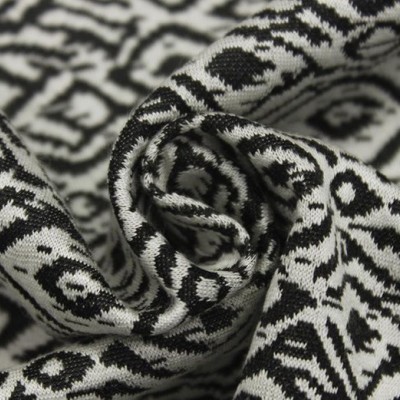 滌粘提花針織布 童裝 休閑服 t恤 女士裙裝面料 現貨0.3