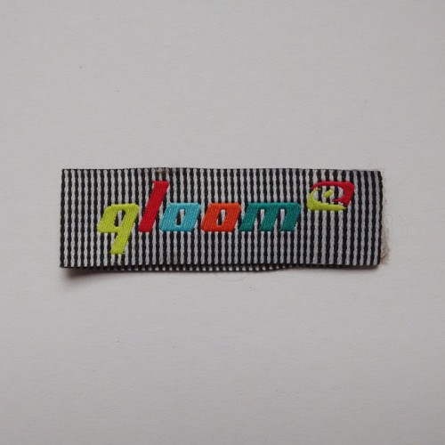 定做男裝西褲腰帶專用加LOGO圖案電腦提花織嘜帶褲頭織嘜商標